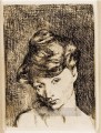 Tete de femme Madeleine 1905 Cubists
